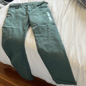 Men’s green 30 30 straight jeans from GAP